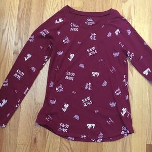 Maroon Sayings Shirt